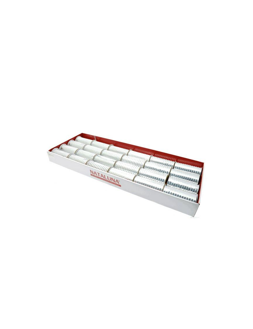 NASTRO ARGENTO RIGATO 11,3x270$$