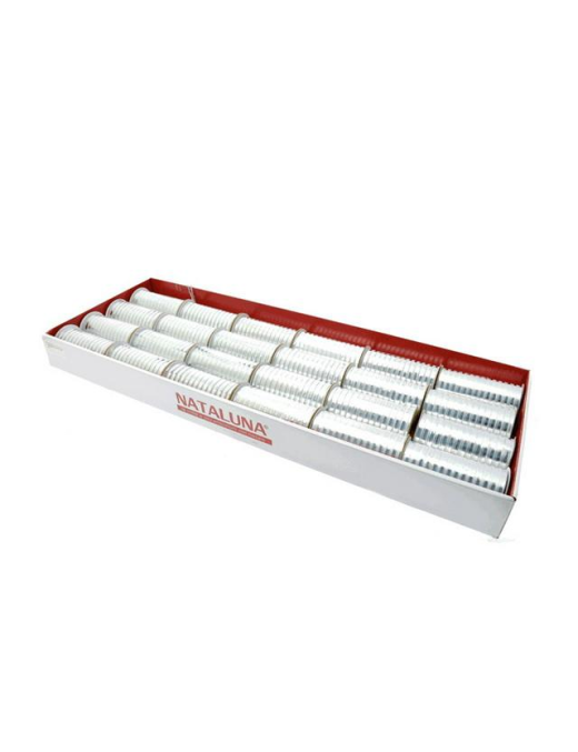 NASTRO ARGENTO RIGATO 11,3x270$$