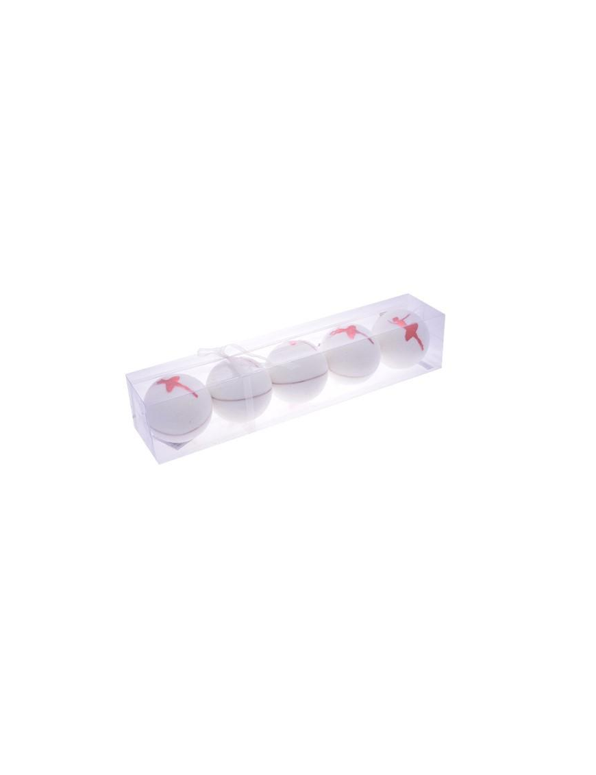 L.DEC.5 ROSSO SFERE 11cm 5pz 40722308 $$