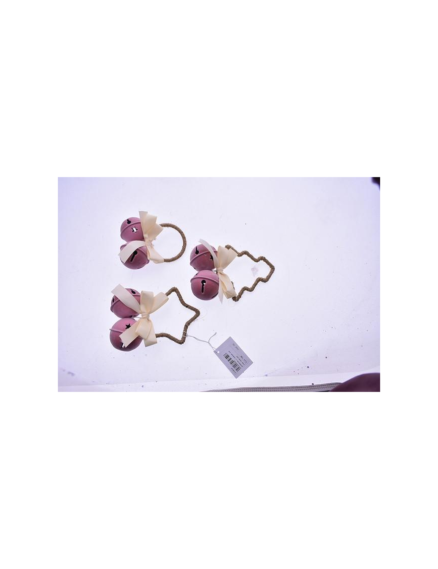 APPENDINO C/CAMPANELLE ROSA 6cm $$