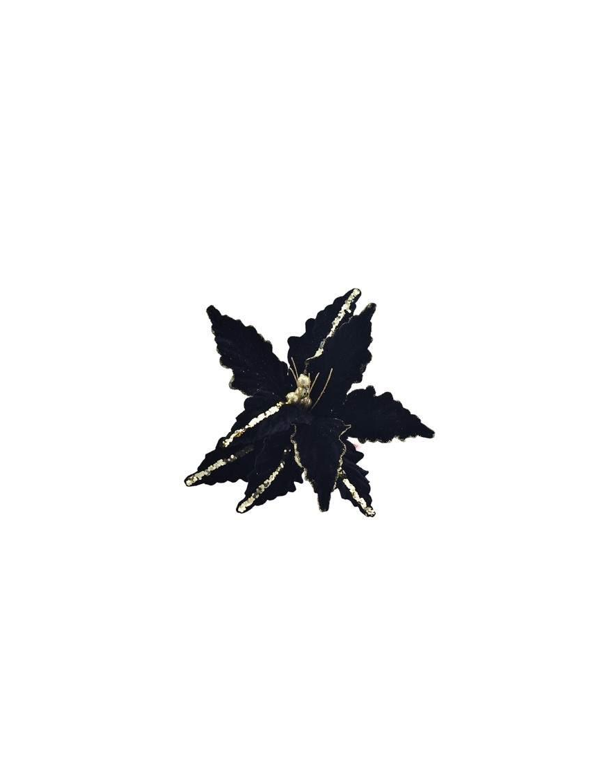 L.91003 FIORE GAMBO CORTO NERO $$