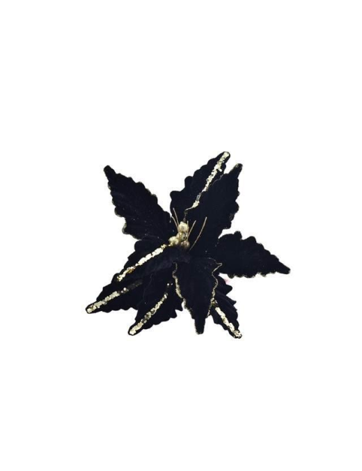 L.91003 FIORE GAMBO CORTO NERO $$