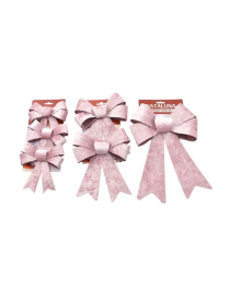 COCCARDA NATALIZIA ROSA 3MIS 3106959 $$