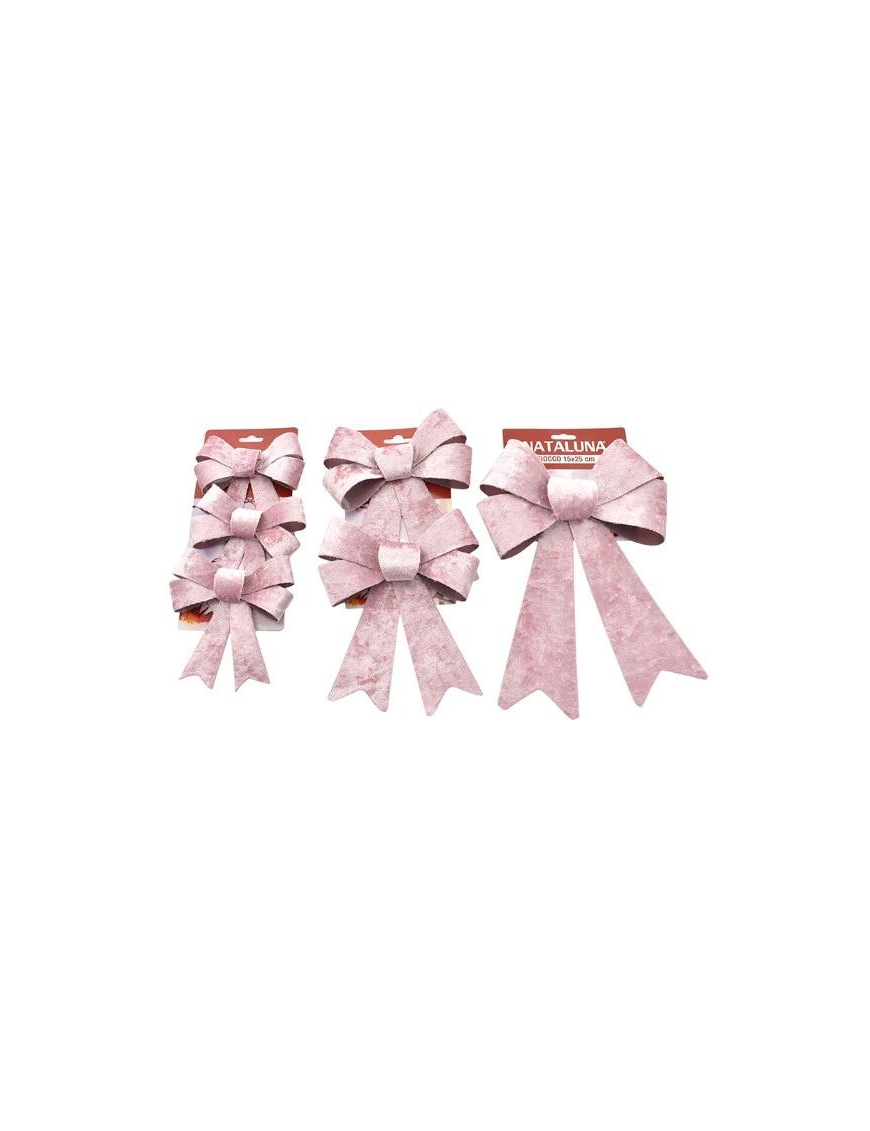 COCCARDA NATALIZIA ROSA 3MIS 3106959 $$