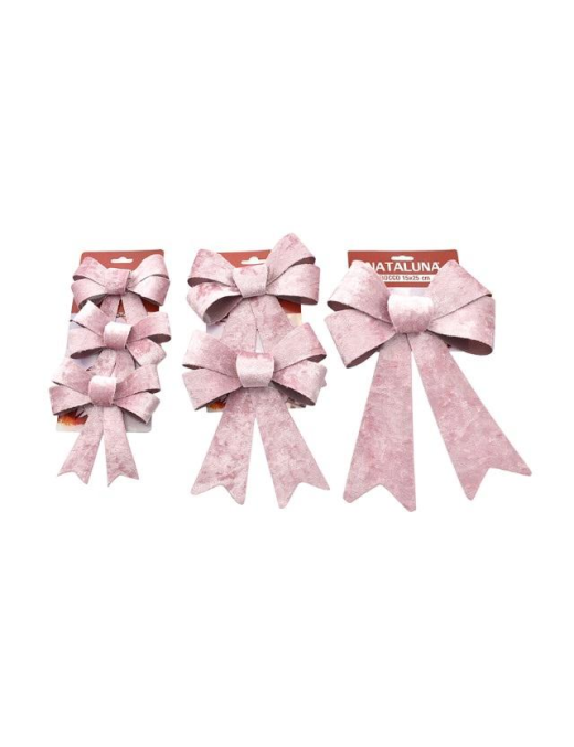 COCCARDA NATALIZIA ROSA 3MIS 3106959 $$
