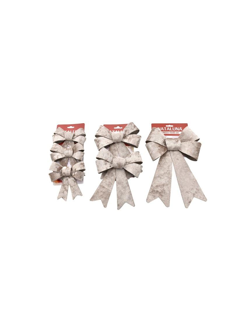COCCARDA NATALIZIA BEIGE 3MIS 3106979 $$