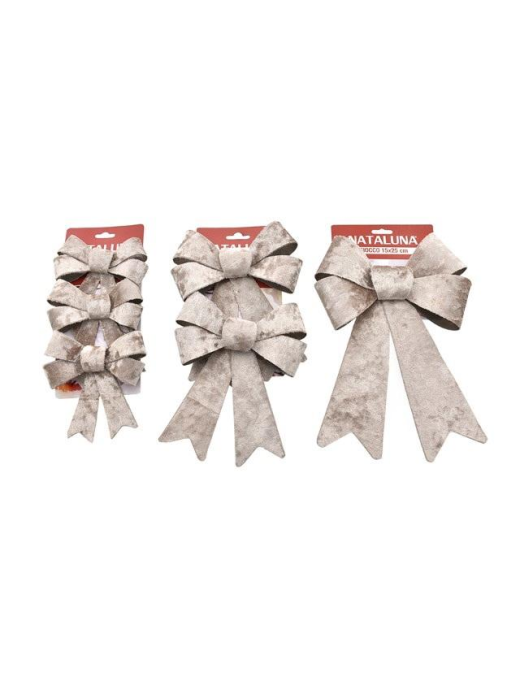 COCCARDA NATALIZIA BEIGE 3MIS 3106979 $$