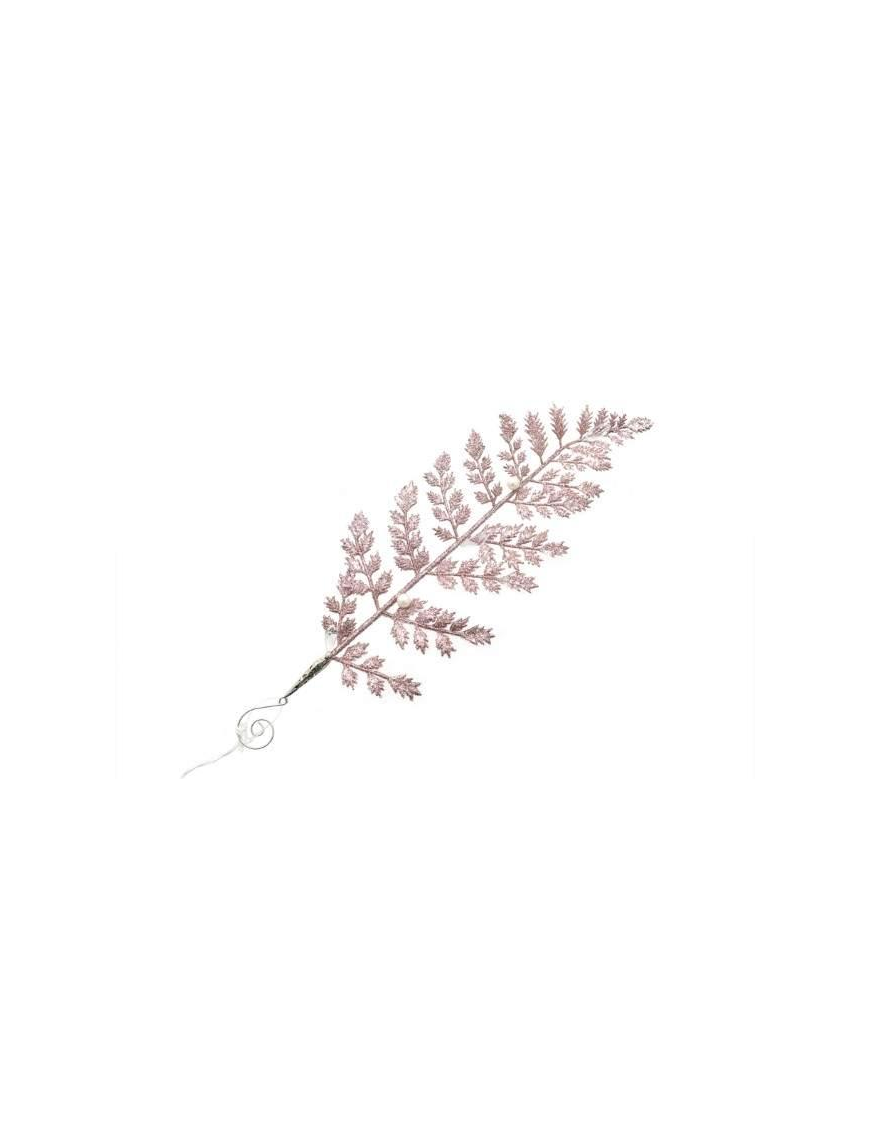 L.GLITTER ROSA FOGLIA 35cm 31882617 $$