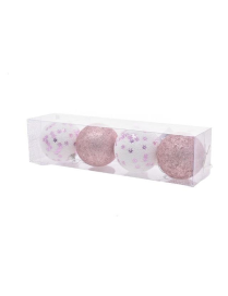 DEC.73A ROSA SFERE  8cm 4pz 40729307 $$