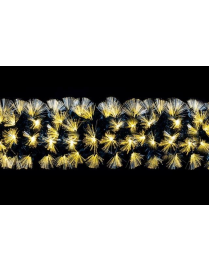 CLASSIC FESTONE NERO 20x200cm 112LED$$
