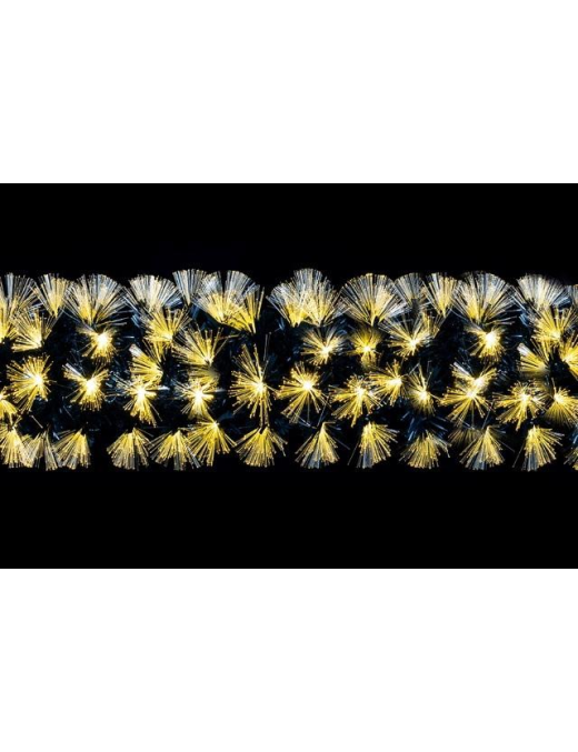 CLASSIC FESTONE NERO 20x200cm 112LED$$