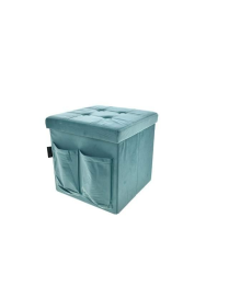 POUF TIFFANY 50x50 CON TASCHE E BOTTO