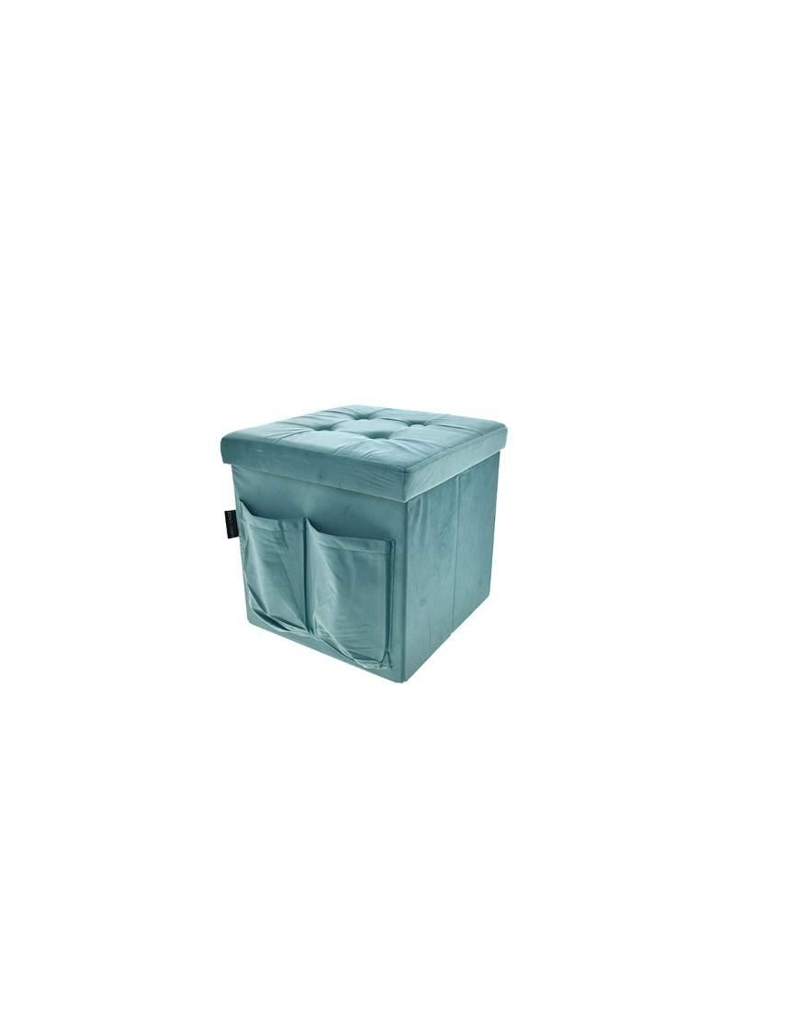 POUF TIFFANY 50x50 CON TASCHE E BOTTO