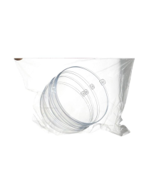 TRANSPARENT BALL 8cm 2 pieces