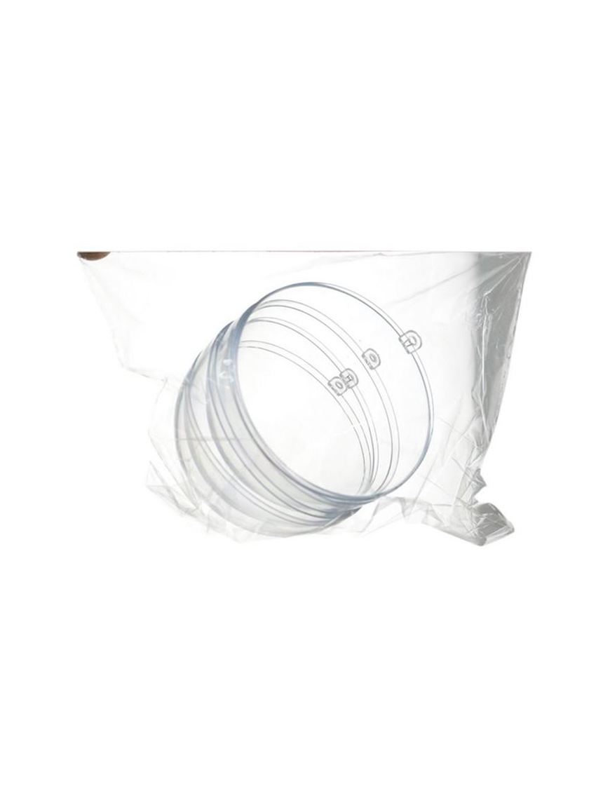 SFERA TRASPARENTE 8cm 2pezzi