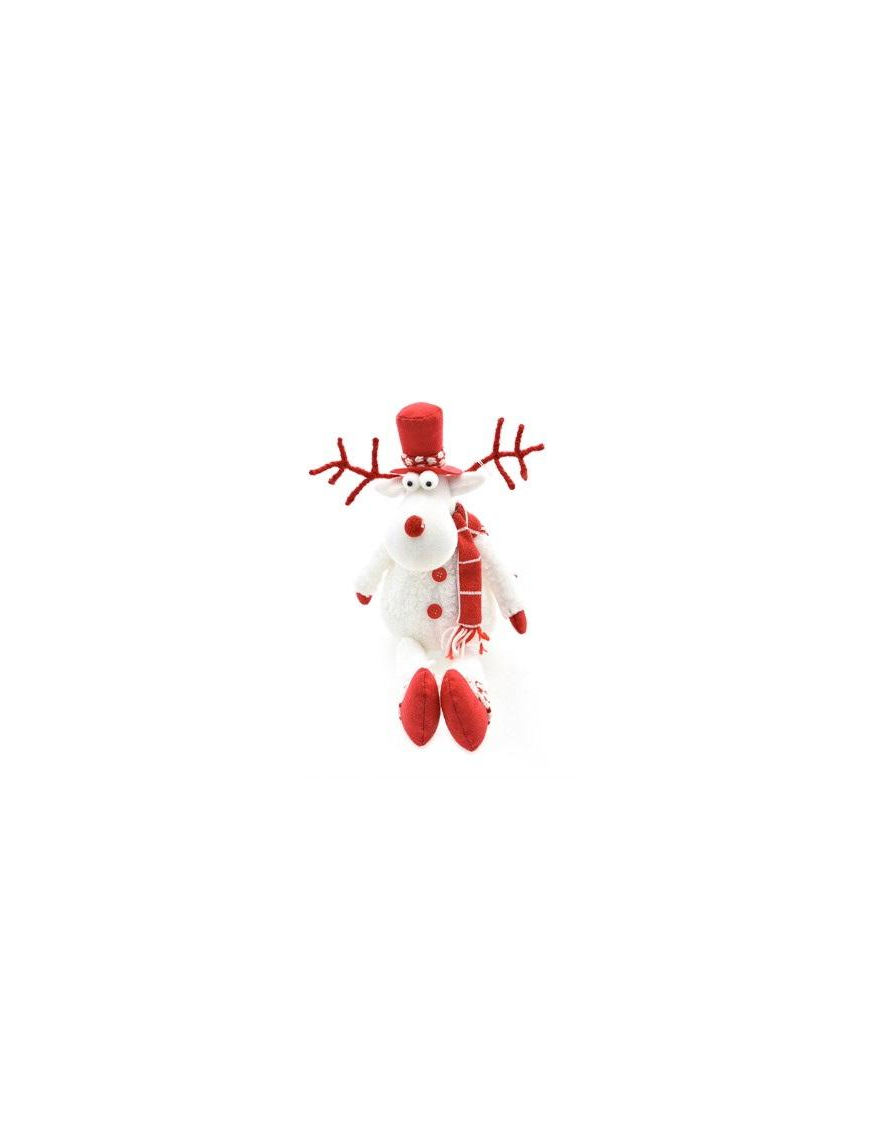 REINDEER WITH CYLINDER 43cm