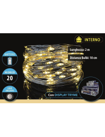 CLASSIC 20 MICROLED A BATTERIA 2 METRI UTILIZZO INTERNO