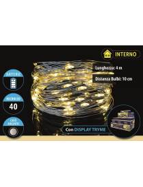 CLASSIC 40 MICROLED A BATTERIA 4 METRI UTILIZZO INTERNO
