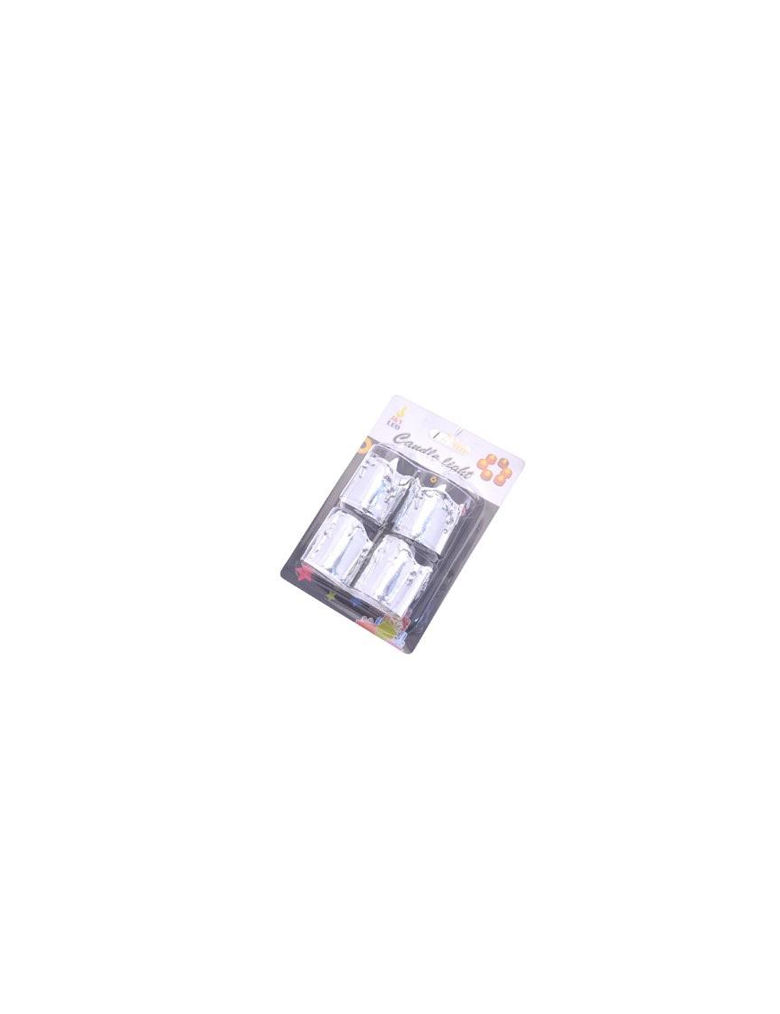 SILVER LED SHOES 4 PIECES