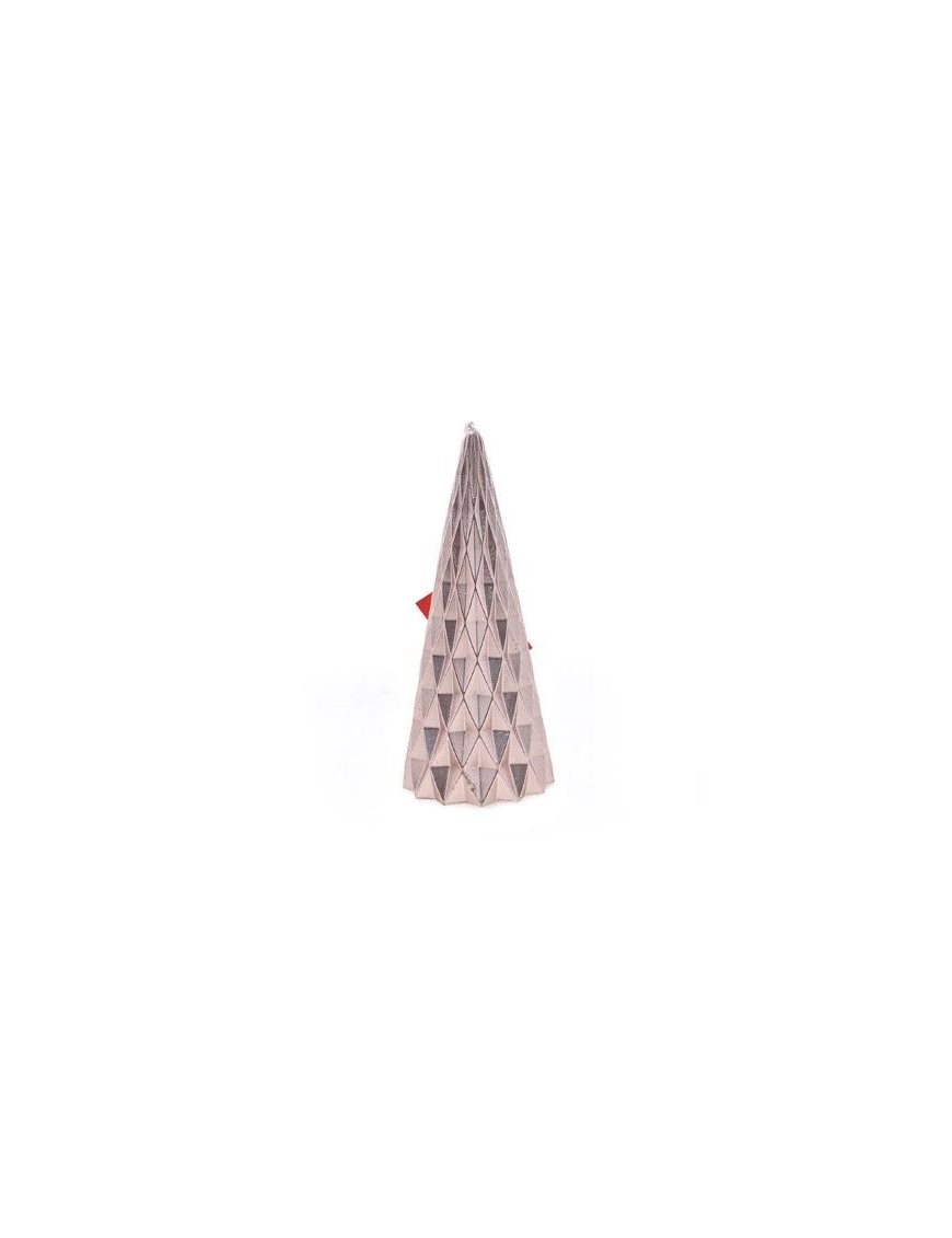 CANDELA COL.ROSA F.ALBERO 8x8x20cm $$