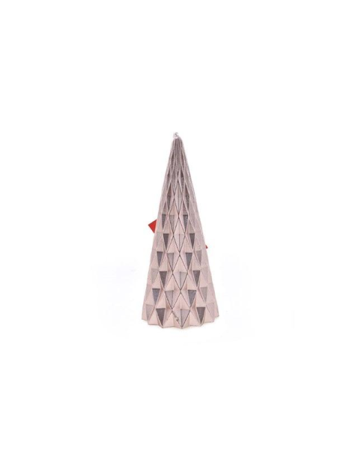 CANDELA COL.ROSA F.ALBERO 8x8x20cm $$