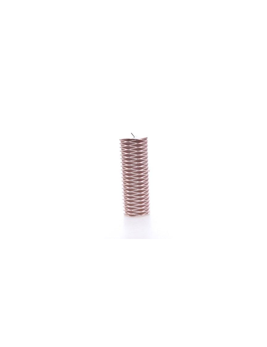 CANDELA COL.ROSA F.CILINDRO 7x7x20cm$$