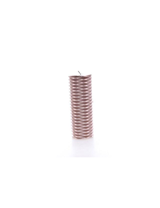 CANDELA COL.ROSA F.CILINDRO 7x7x20cm$$