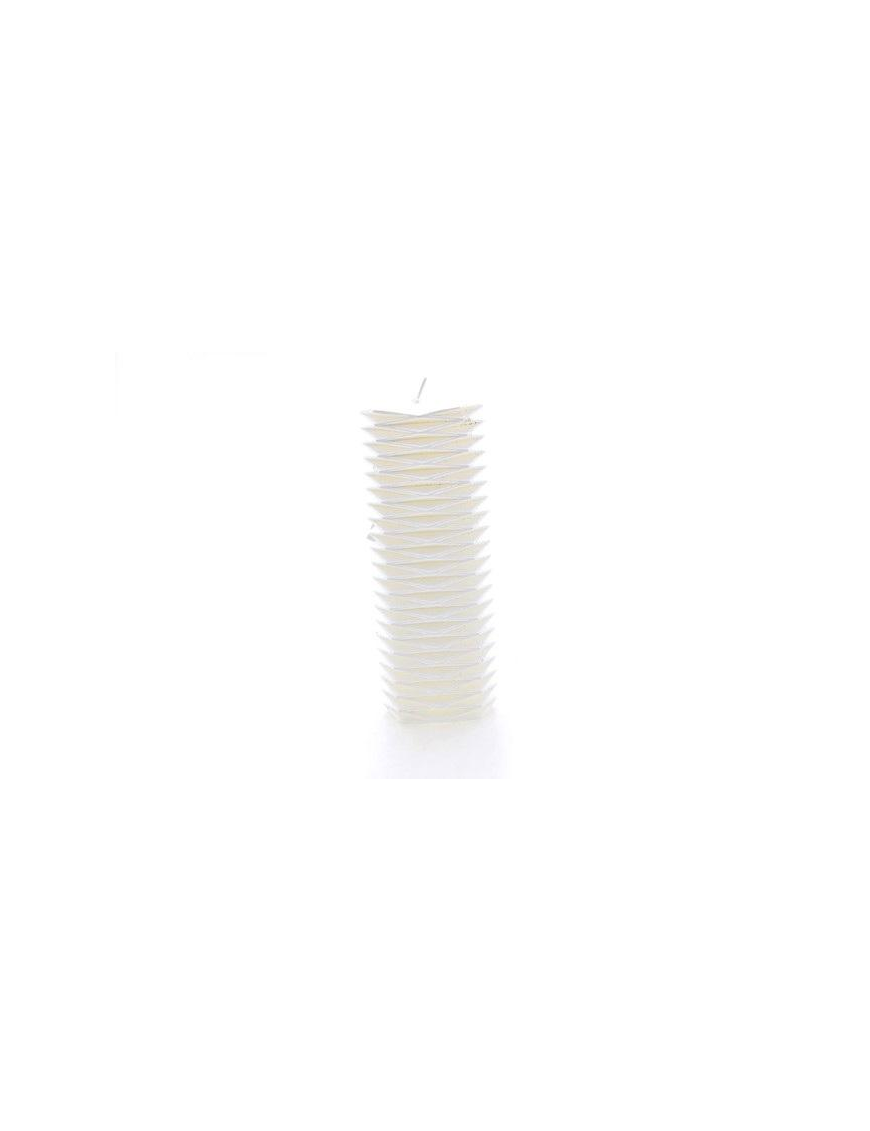 CANDELA COL.BIANCO F.CILINDRO 7x7x20$$