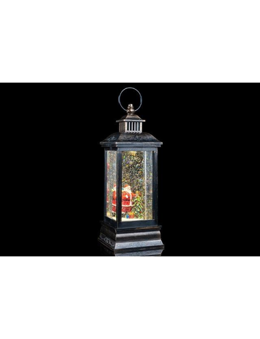 LANTERNA LUMINOSA CON BABBO 10x10x28 CENTIMETRI