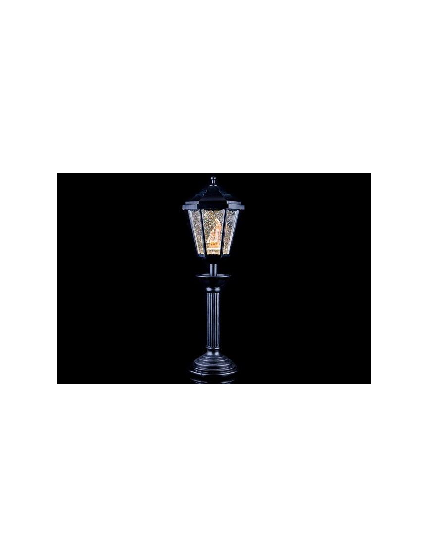 BATTERY POWERED LAMP WITH NATIVITY 21x21x71 CENTIMETERS