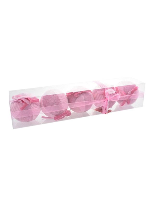 DEC.13 ROSA SFERE 10cm 5pz 54615787 $$