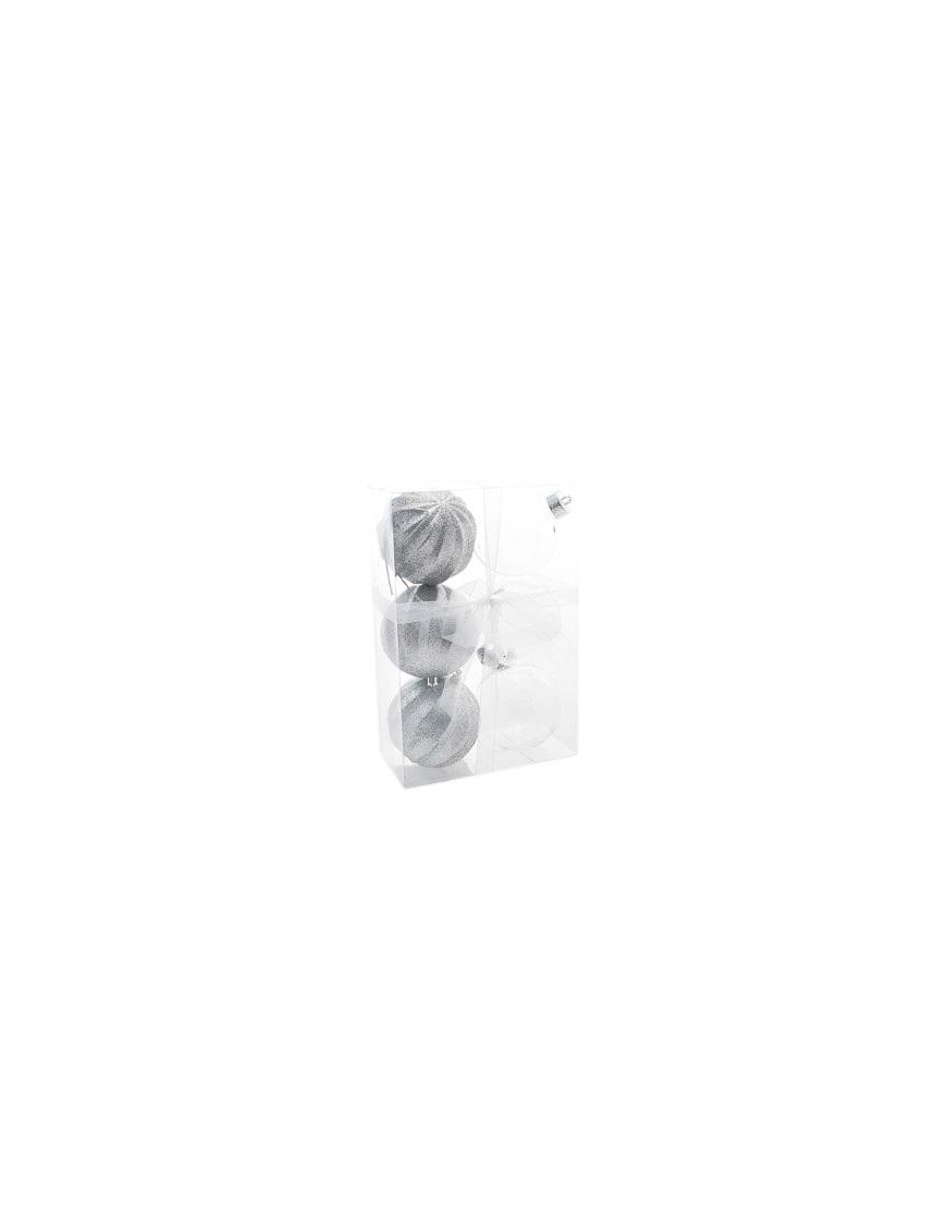 L.DES.3 ARGENTO SFERE 10cm 6pz 5461773$$