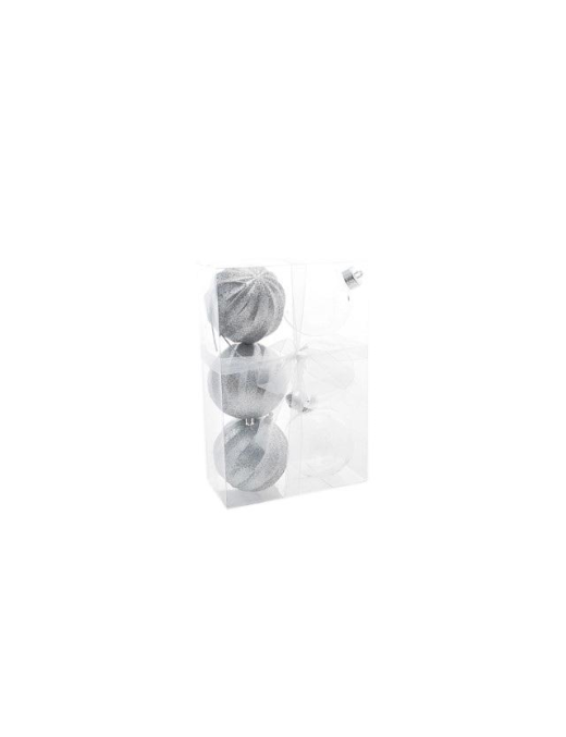 L.DES.3 ARGENTO SFERE 10cm 6pz 5461773$$