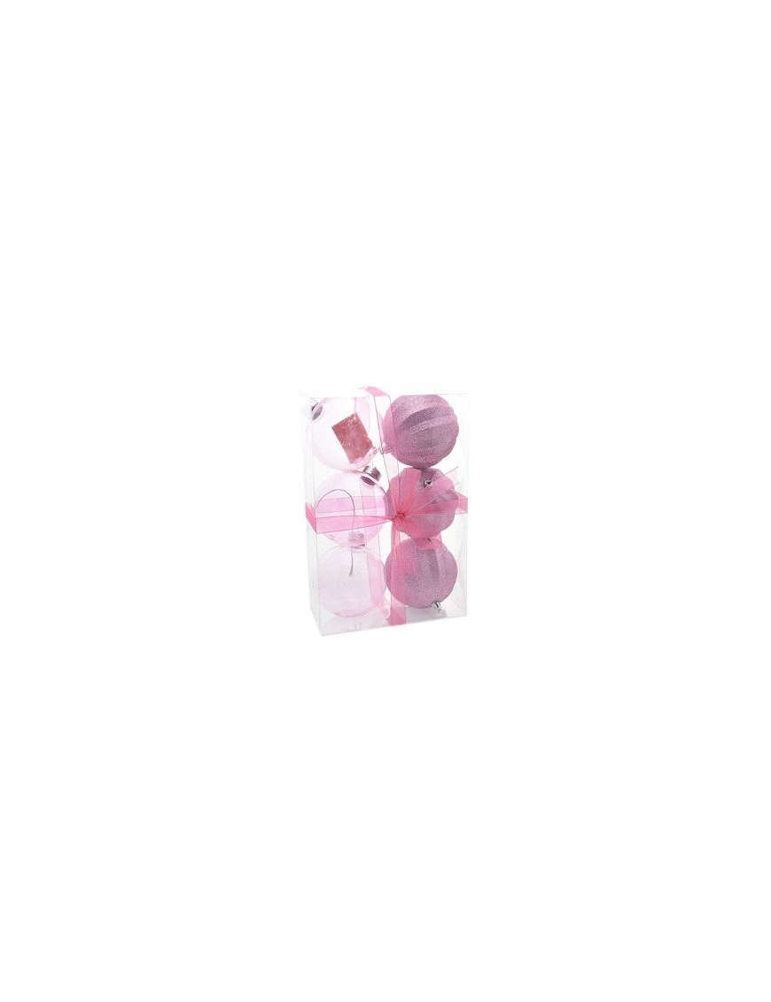 L.DES.3 ROSA SFERE 10cm 6pz 54617740$$