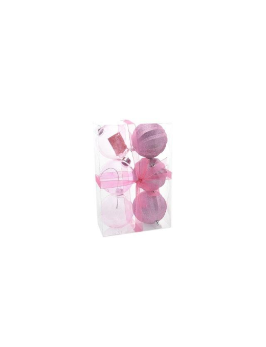 L.DES.3 ROSA SFERE 10cm 6pz 54617740$$