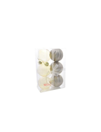 L.DES.3 CHAMPAGNE SFERE 10cm 6pz 54617$$
