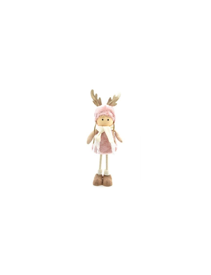 BAMBOLINA CAP.RENNA ROSA 65cm 6137855$$