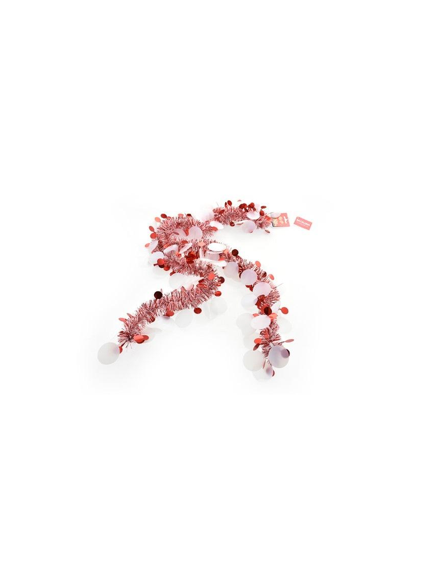 GARLAND WIRE WITH WHITE DECORATION CENTIMETERS 12x2m