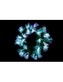 CORONA VERDE 35cm C/36 LED MULTICOL$$