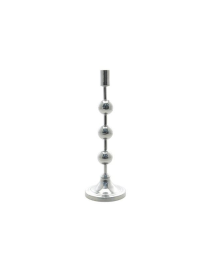SILVER CANDELABRA 1CANDLE 9x9x29 cm