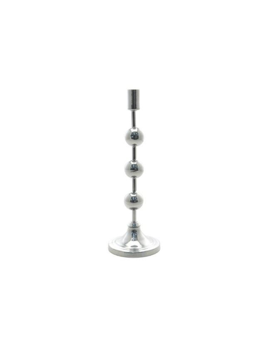 CANDELABRO ARGENTO 1CANDELA 9x9x29 cm