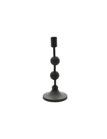 CANDELABRO NERO 1CANDELA 9x9x24 cm