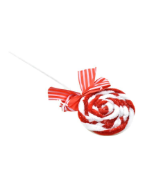 CANDY LOLLIPOP 30cm RED