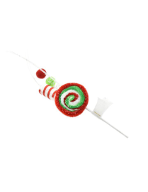 GREEN LOLLIPOP CANDY PICK 21cm