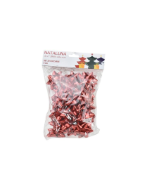 COCCARDE 5 CENTIMETRI 20 PEZZI ROSSO