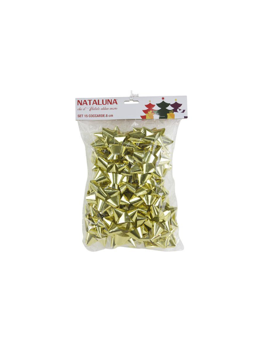 COCCARDE 8 CENTIMETRI 15 PEZZI ORO