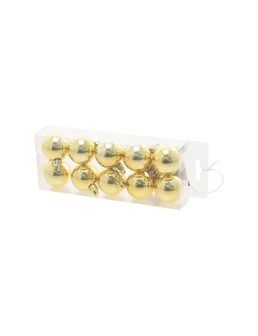 SFERE 4cm ORO LUCIDO 10pezzi