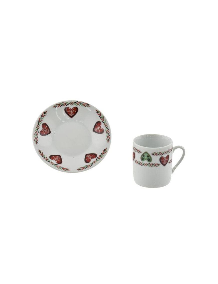 SERVIZIO CAFFe' CON PIATTINO 6PEZZ