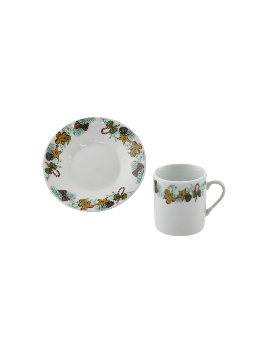 SERVIZIO CAFFe' CON PIATTINO 6PEZZ