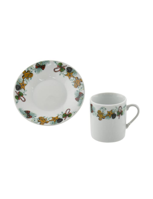 SERVIZIO CAFFe' CON PIATTINO 6PEZZ